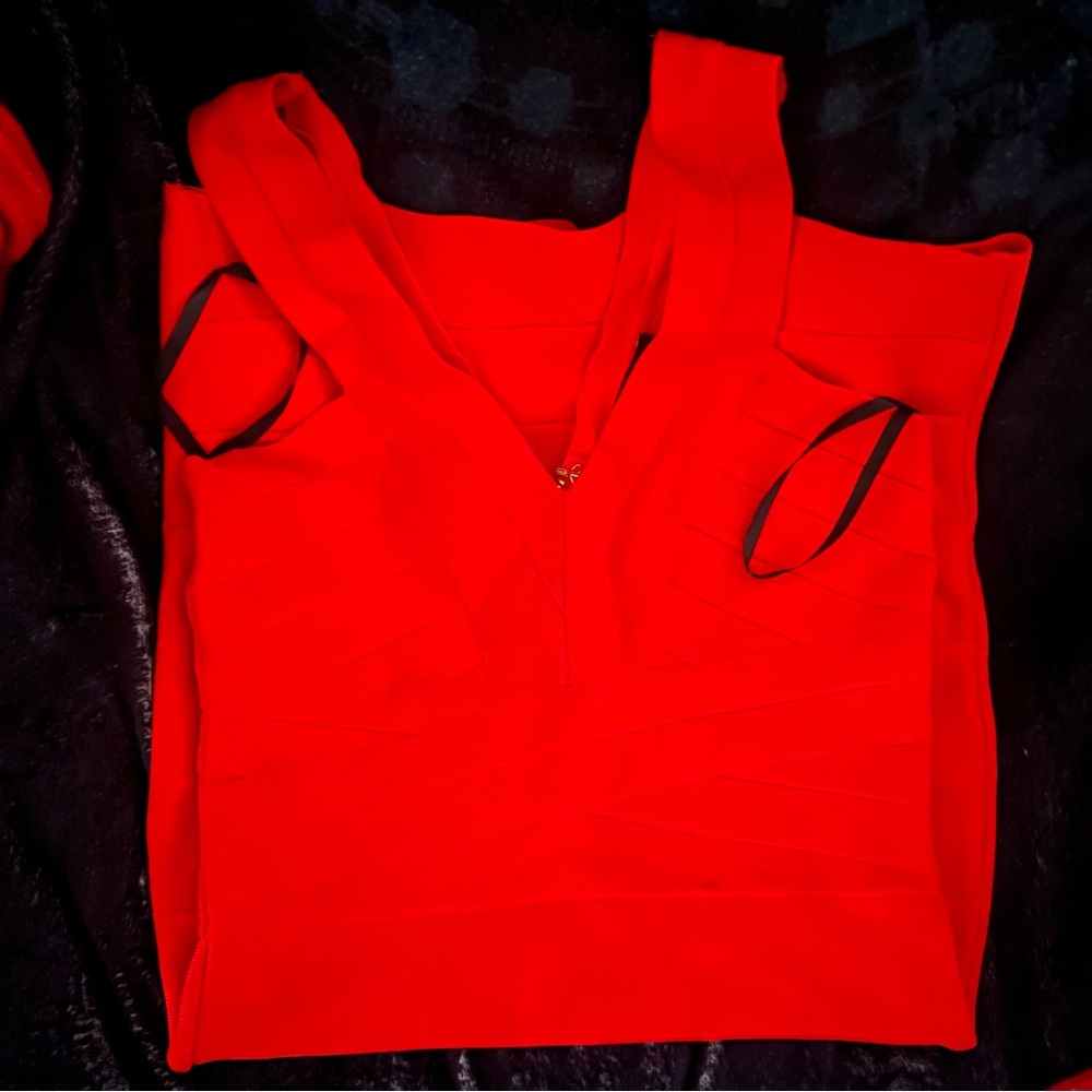 Elegant Red Women's Top